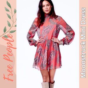 FREE PEOPLE MOONSTRUCK MINI DRESS- NWT- SIZE MEDIUM